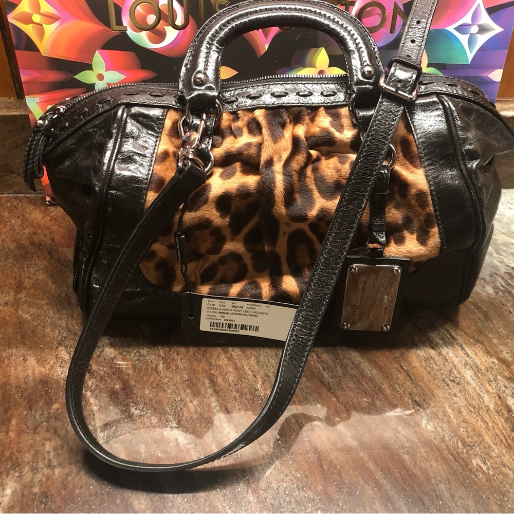Dolce & Gabbana miss romantique leopard tote or crossbody